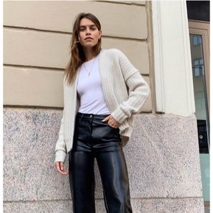 Wilfred Jillian Alpaca Blend Cozy Cardigan in Giselle Sz Small